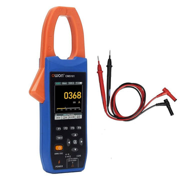 OWON Bluetooth Clamp Meter + Oscilloscope Scope, 1000V AC/DC Voltage Tester 1000A Current Test with 1MHz Oscilloscope Multimeter 3 in 1 Functions Clamp Meter with 2.8" IPS LCD Display - Imported from UK